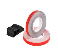 Profilo adesivo per 2 cerchi moto o 4 cerchi auto - Rosso riflettente