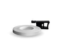 Wheel Stripes Strisce Adesive per Cerchi Moto con Applicatore, Argento Race, 7 mm x 7 mt