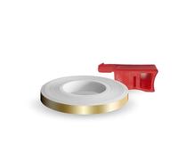 Wheel Stripes Strisce Adesive per Cerchi Moto con Applicatore, Oro Gloss, 5 mm x 6 mt