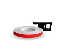 Wheel Stripes Strisce Adesive per Cerchi Moto con Applicatore, Rosso Race, 7 mm x 7 mt