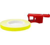 Wheel Stripes Strisce Fluorescenti per Cerchi Moto Con Applicatore, Giallo, 5 Mm