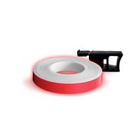 Wheel Stripes Strisce Fluorescenti per Cerchi Moto con Applicatore, Rosso, 7 mm x 6 mt