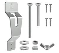 Wheel Tire Bracket Rack - Universal Bolt-On Pail Carrier, High Load Capacity Auto Tire Holder, Rust-Resistant Zinc Coating Base, Sturdy Iron Accessory Wand, For Enclosed Trailers And Home Workshops