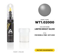 Wheel & Trim WT1.02000 Limited Bright Silver Colore Abbinato Vernice Ritocco Se