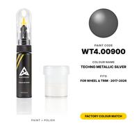 Wheel & Trim WT4.00900 Techno Metallic Silver Colore Abbinato Vernice Ritocco S
