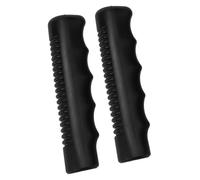 Wheelbarrow Handles 2 Pack, 25mm Inner Diameter Round Tube Replacement for Garden Cart and Hand Truck, Black Non-Slip Grip with Shock Absorption for Outdoor Use(125 x 24mm)