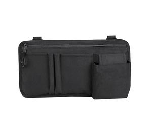 Wheelchair Bag With Cup Holder - Premium Armrest Organizer For Adult Wheelchairs, Electric & Motorized Wheelchairs | Multi-Pocket Storage For Phone, Keys, Wallet, Water Bottle