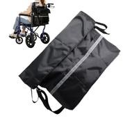Wheelchair Bags - 420D Oxford Waterproof Back Pouch, Mobility Scooter Storage Sack, Rollator Seat Pack Organizer | Walker Hanging Luggage Sleeve for Seniors Disabled Rollators Walking Equipment Daily
