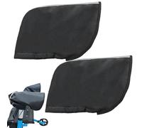 Wheelchair Gloves, Thermal Waterproof Mittens, Velvet Lined Winter Gear with Reflective Strips, Mobility Aid Accessory for Men, Outdoor Hand Protection for Women Rollator Bike Travel
