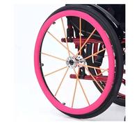 Wheelchair Push Rim Covers, Copertura for spinta manuale, copertura for ruota posteriore for sedia a rotelle/manicotto protettivo, cuscinetti for rullante for volantino, C, 22 pollici(E-24 INCH)