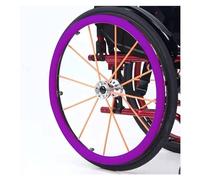 Wheelchair Push Rim Covers, Copertura for spinta manuale, copertura for ruota posteriore for sedia a rotelle/manicotto protettivo, cuscinetti for rullante for volantino, C, 22 pollici(F-24 INCH)