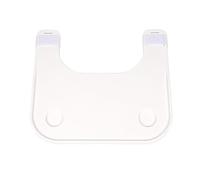 Wheelchair Tray Table, Removable ABS Plastic Wheelchair Dining Table Board With 2 Cup Holder, Portable Tray For Eating Reading Resting(White)
