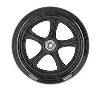 Wheelchair Wheel Replacement 16cm PU Rollator Walker Caster Accessory with Ball Bearing Heavy Duty Black Tire for Wheelchair Walker Rollator Mobility Scooter