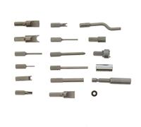 Wheeler 748-555 Kit di 15 Punte per Cacciavite, Multicolore, Taglia Unica