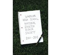 Wheeler High SchoolNational English Honor Society 2011-2012