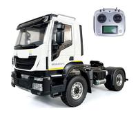 wheelfun 1/14 4x2 RC Trattore Camion Assemblato Verniciato RC Auto Rimorchio Modello 2-Speed Differenziale Blocco Motore ESE Servo I6S Radio Controller