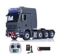 wheelfun 1/14 8X8 LESU Metallo RC Trattore Camion I6S Telecomando RTR Blocco Auto Differenziale Servo Motore Suoni Luci per Adulto Hobby