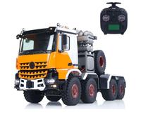 wheelfun 1/14 8x8 Metallo RC Off Road Trattore Camion Ar3363 Telecomando Camion Auto Differenziale Blocco Asse 3Speed Gearbox I6S Radio Hobby Grade Modello