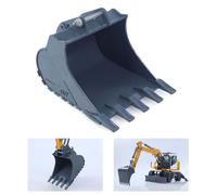 wheelfun 1/14 Secchio di Metallo per 914 RC Escavatori Idraulici Radio Control Digger Parti Hobby Grade Modello Accessori