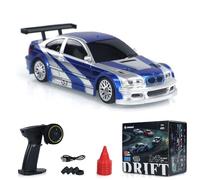 Wheelfun 1/43 RC Scala Pronto all'uso Auto da Corsa Telecomando Drift Auto 4WD Mini con Luci LED