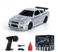 Wheelfun 1/43 RC Veicolo da Corsa Completa Scala Pronta per la Corsa Auto da Drift Telecomandata 4WD Mini Sistema di Luci Alta Velocità a Quattro Ruote Motrici Modello RC Elettrico da Gara