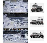 wheelfun CrossRC 1/12 10X10 RC Militare Camion blindato XX10 T-Rex Unpaint Non assemblato Telecomando Veicoli corazzati Trasmissione a 2 Velocità 775 Motori