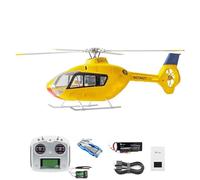wheelfun EC 135 6CH Radio Control Elicottero Doppio Brushless Motori CNC Metallo 4 Lama Un Ritorno Chiave Beidou Posizionamento RTF Adulti Regali Giocattolo