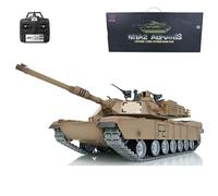 Wheelfun Henglong 1/16 7.0 Abrams RTR RC Tank 3918 360 ° Torretta Barrel Recoil Metal Track Hobby Grade Model