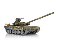 wheelfun Henglong 1/16 7.0 Personalizza FPV Russia T90 RC Serbatoio 3938 360 ° Torretta Metal Track per Hobby BB Tiro Airsoft Tank Che Spara