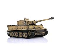 wheelfun Henglong FPV 1/16 7.0 Tiger I RTR RC Tank 3818 Barrel Recoil Ruote in Metallo per Hobby BB Tiro Airsoft Tank Che Spara