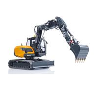wheelfun LESU Mc15 4 Arms Metal 1/14 Idraulico Telecomando Escavatore Kit Modello RC Digger Doppia Pompe 9 Modi Valvola Luce Suono Motore Hobby Grade Modello per Età 14+