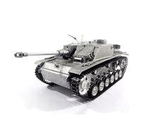 wheelfun Mato 100% Metallo 1/16 Tedesco Stug III Infrared Ver Barrel Recoil RTR RC Tank 1226 5:1 Metallo Ottone Riduttori Tracks Hobby Grade Modello per Età 14+