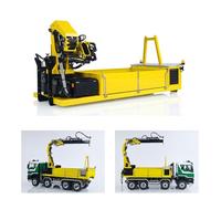 wheelfun Metallo Cargo Box & Gru Idraulica 7CH Pompa Valvola per LESU 1/14 Radio Controleld Roll Off Dumper Camion FAI DA TE RC Tipper Modello Auto Hobby Grade Model Parts