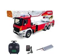 wheelfun RTR 1/14 Scala aerea radiocomandata camion dei pompieri 6X4 RC modello di ingegneria 2 velocità cambio in metallo alberi di trasmissione luci suoni hobby modello per età 14+