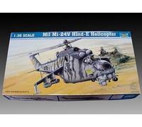 wheelfun Trumpeter 05103 - Elicottero Hind-E in plastica, 1/35 Mil Mi-24 V, kit fai da te, modello statico