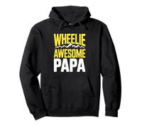 Wheelie Impressionante Papa Mountains Avventura Felpa con Cappuccio