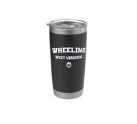 Wheeling Virginia Occidentale (WV) Bicchiere termico in acciaio inox doppia parete