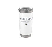 Wheeling Virginia Occidentale (WV) Bicchiere termico in acciaio inox doppia parete