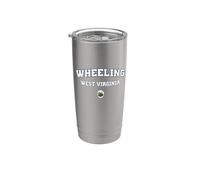 Wheeling Virginia Occidentale (WV) Bicchiere termico in acciaio inox doppia parete