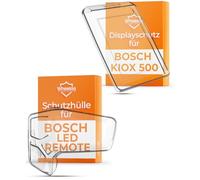 WHEELOO - Set di 2 custodie trasparenti per Bosch LED Remote & Kiox 500 I Ebike Display Custodia protettiva per display I E Bike Pellicola Protettiva Impermeabile I Accessori per E-Bike