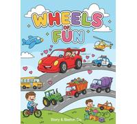Wheels of Fun Coloring Book