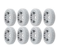 Wheels Protector - Luggage Wheels Covers | Suitcases Wheel Protector, Silicone Covers Anti Noise Suitcase Wheel Wheel 8X Replacement Parts Caster Shoes, Roller Protective Case Flower Texture, Luggage
