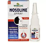 Wheezal Nosolin Spray per rinite allergica, polipo nasale, sinusite 10 ml