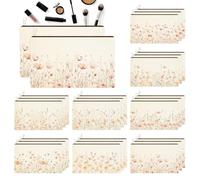 Whemyreat 24 sacchetti da toilette multifunzionali, di grande capacità, per cosmetici, per il trucco, per il trucco, per il trucco, per il trucco, per il trucco, con motivo floreale selvatico