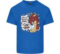 When A Dragon Sorrisi Fantasia RPG T-Shirt Ragazzi Ragazze