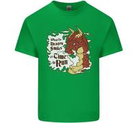 When A Dragon Sorrisi Fantasia RPG T-Shirt Ragazzi Ragazze