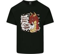 When A Dragon Sorrisi Fantasia RPG T-Shirt Ragazzi Ragazze