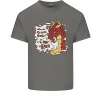 When A Dragon Sorrisi Fantasia RPG T-Shirt Ragazzi Ragazze