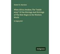 When Africa Awakes; The "inside story" Of the Stirrings And Strivings of The New Negro in the Western World: in large print