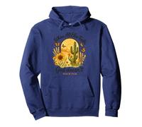 When all Else Fails God Doesn't Psalm 73:26 Sunflower Cactus Felpa con Cappuccio